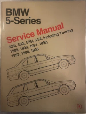 BMW 5 Series Bentley Service Manual 525i 530i 535i 540i  1989-1995 B595 - Image 1 of 2