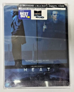 Heat 4K UHD/Blu-ray Best Buy Exclusive Steelbook Out of Print - Picture 1 of 5