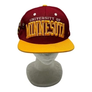 Minnesota Golden Gophers Hat Cap Snap Back Maroon Gold Goldy Zephyr - Picture 1 of 20