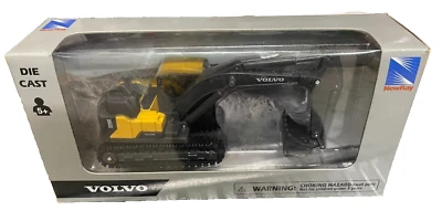 Volvo EC140E Excavator Crawler CM 14 Scale 1:55 new ray Model Metal - Image 1 of 4