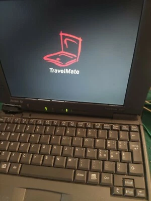 ACER 313T VINTAGE TRAVELMATE NOTEBOOK WINDOWS ME - Immagine 1 di 4