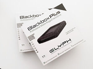 GLYPH Blackbox PRO 2 x 1 TB= 2TB Stackable Rugged Hard Drives fast USBC +7200RPM