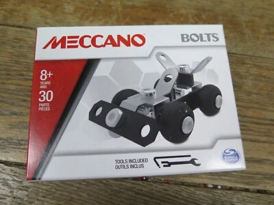 Meccano Bolts Car Building Set Toy SpinMaster New 30 PARTS - Image 1 of 4