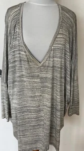 DOLAN T-SHIRT SCHWARZ/WEISS STRETCH VISKOSE DOLMANÄRMEL TEE OBERTEIL M - Bild 1 von 5