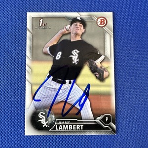 2016 Bowman Jimmy Lambert #BD17 Auto Signed Autograph White Sox 