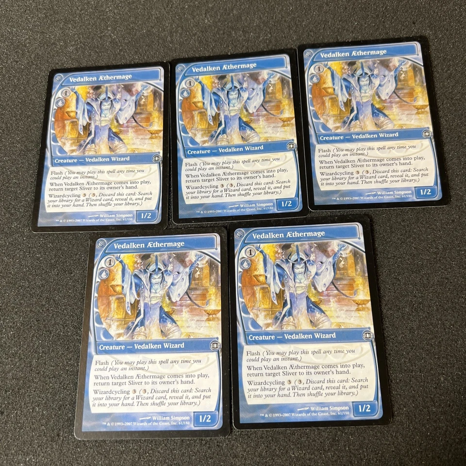 Vedalken Aethermage Magic The Gathering Mtg Future Sight Card 5 - Image 1 of 4