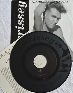 MORRISSEY/The Smiths -Hairdresser On Fire- Rare Japan 1 Sided Etched Promo 7" - Picture 1 of 7