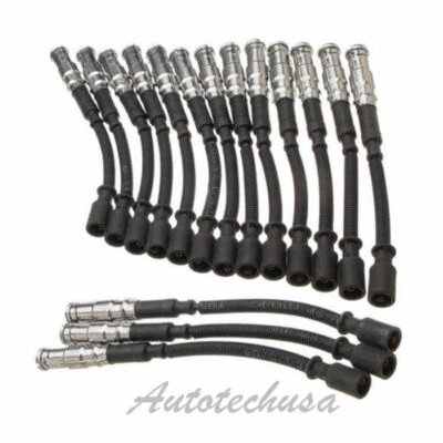 Juego de 16 cables de encendido de bujía para Mercedes C43 AMG C55 AMG CL500 CL55 AMG Foto 1 de 2