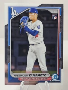 2024 Bowman Chrome Yoshinobu Yamamoto #73 RC Los Angeles Dodgers - Picture 1 of 2