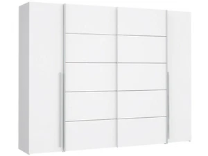 Kleiderschrank Drehtürenschrank Schwebetürenschrank B270 NEILA Dekor Weiß weiss - Bild 1 von 6