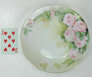 Thomas Bavaria Hand Painted Roses Plate, Hutschenreuther / Tirschenreuth - Picture 1 of 1