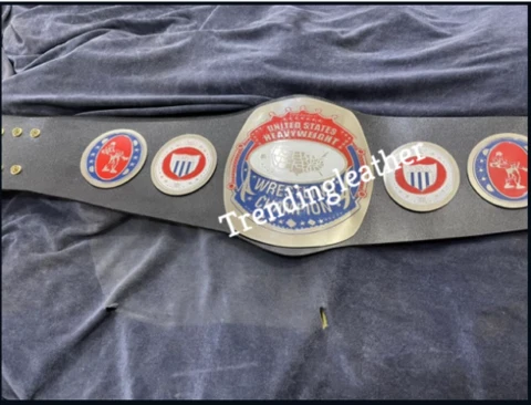 UNITED STATE HEAVYWEIGHT WRESTLING CHAMPIONSHIP Belt ADULT SIZE 2mm ZINC Cover