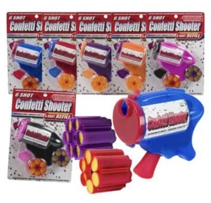 Party Confetti Gun Shooter- 24 Packs - Picture 1 of 4