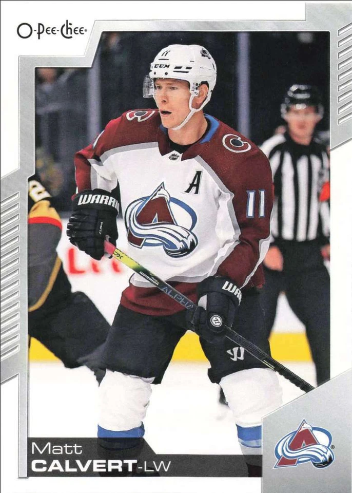 2020-21 O-Pee-Chee Matt Calvert Colorado Avalanche #438 - Image 1 of 2