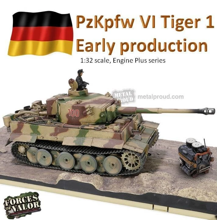 Forces Of Valor 1/32 912043C German Sd.Kfz.181 PzKpfw VI Tiger 1 , Eastern front - Image 1 of 4