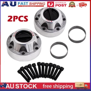 PAIR FREE WHEELING HUBS FOR NISSAN PATROL GU GQ FORD MAVERICK MANUAL LOCKING HUB - Picture 1 of 11