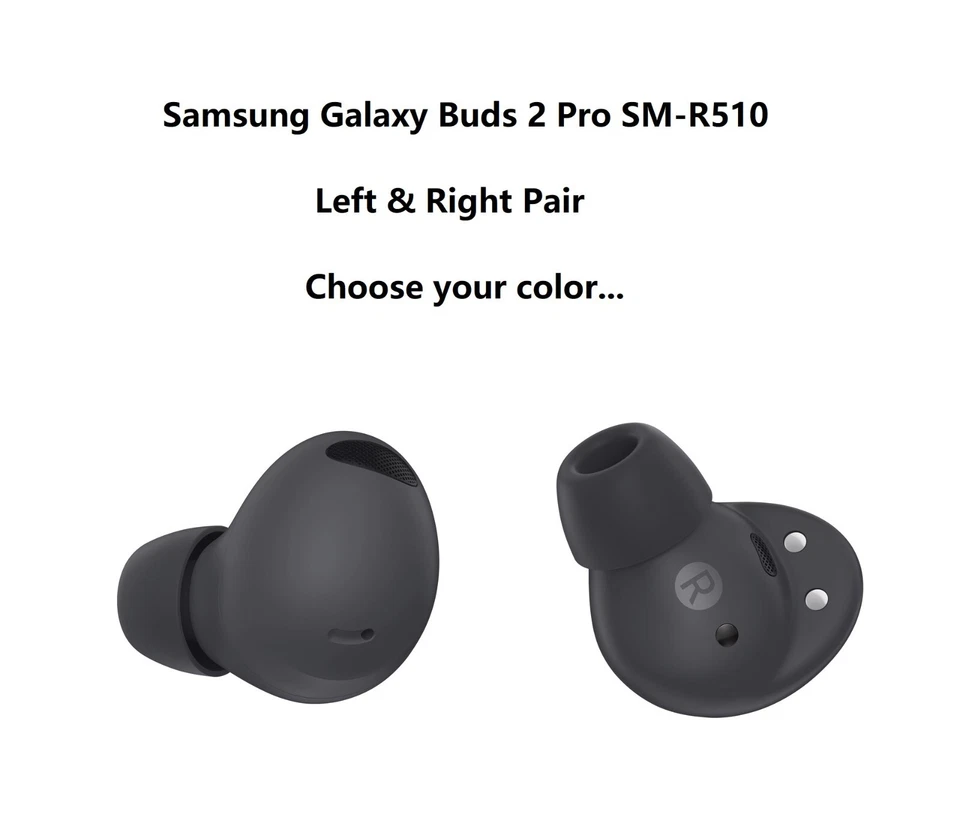 OEM Samsung Galaxy Buds 2 Pro SM-R510 Single Earbud Left / Right / Charging Case - Image 1 of 1