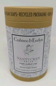 New Crabtree & Evelyn Nantucket Briar Soap Vegan Triple Milled Set of 3x100g NIB - Picture 1 of 2