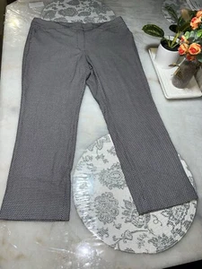 Ann Taylor Mid Rise Flat Front Women's Dress Gray Pants Size 12 - Picture 1 of 9