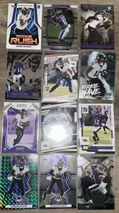 Rashod Bateman 12 Card Lot NFL RC Ravens Illusions Select Score Donruss - Picture 1 of 5