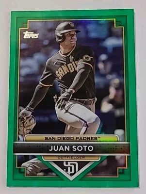2023 Topps Flagship Collection - Green - Juan Soto /99 #42 - Image 1 of 2