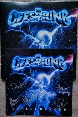THE OFFSPRING SUPERCHARGED VINYL AND SIGNED ART PRINT    - Image 1 of 3