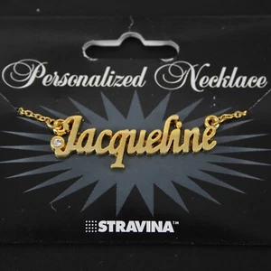 Jacqueline NEU goldfarben Strass Akzent 14,5" mit 4,5" Multi Ring ext Halskette - Bild 1 von 12