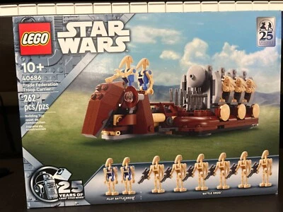 LEGO STAR WARS 40686 TRADE FEDERATION TROOP CARRIER para Droid Army Builders 2024 - Imagem 1 de 4