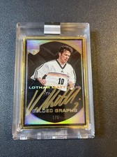 2018 Eminence Soccer Gilded Graphs Autograph Lothar Matthaus 1/5 Germany On Card