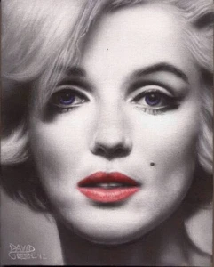 Marilyn Monroe Original Acrylic On Canvas 8x10 Painting Artist: David Greene - Picture 1 of 4