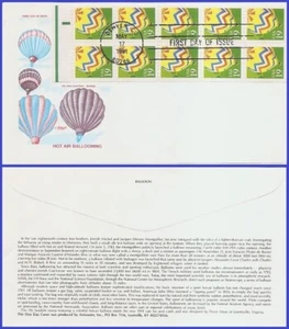 USA3 #2530a U/A ARTMASTER FDC BKLT10 Heißluftballon - Bild 1 von 1