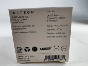 Interruttore On/Off Insteon 24775 - Foto 1 di 4