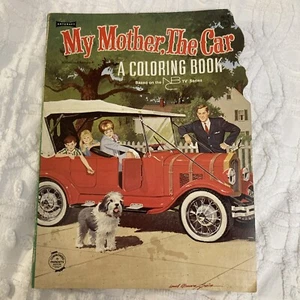 Meine Mutter das Auto 1965 Cottage Industries TV-Serie Crabtree Malbuch Vintage - Bild 1 von 23