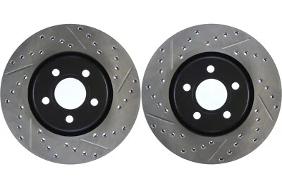 Передняя пара роторов дискового тормоза Stoptech для Chrysler PT Cruiser 2003-2009 годов выпуска (43993) - Изображение 1 из 4