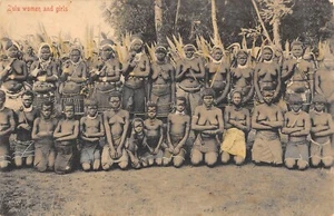 CPA / AFRIQUE DU SUD / CPA ETHNIQUE / ZULU WOMEN AND GIRLS - Picture 1 of 1