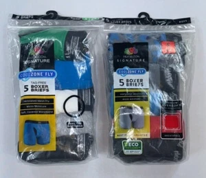 Boy's Youth Fruit of the Loom Boxer Briefs 2 packs of 5 Each Underwear - Picture 1 of 2
