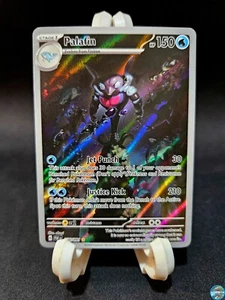 Pokemon Card PALAFIN 225/091 Holo Illustration Rare PALDEAN FATES - Picture 1 of 2