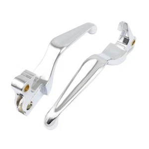Pair Brake & Clutch Levers Hand Grip For Harley Sportster Custom XL1200C 2004-13 - Picture 1 of 6