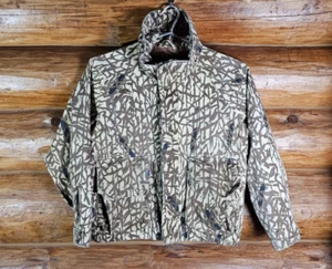 Vtg Columbia Duck Hunting Gore tex Jacket  shell in cattail nylon canvas Men's M - Picture 1 of 6
