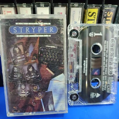 Stryper "against the law" Vintage Music Cassette Tape Preowned Rock Metal - Image 1 of 2