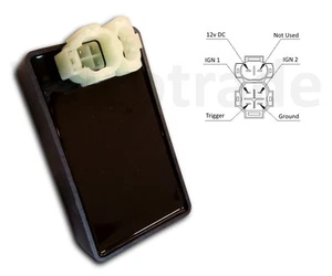 Unidad de encendido Twin Spark CDI. DC, adecuado para motor de dos cilindros y 4 tiempos - Imagen 1 de 1
