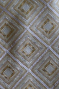 PETER WERTH SILK TIE YELLOW DIAMONDS WITHIN DIAMONDS A WEDDING GIFT IDEA CLASSIC - Picture 1 of 7