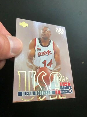 1996 GLENN ROBINSON Upper Deck # 324 Basketball Card. Made in USA - Image 1 of 4