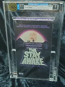 The Stay Awake VHS Nelson Horror 1989 Watermarks Sealed IGS 8.5 9 Double MINT - Picture 1 of 7
