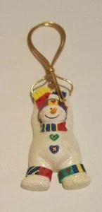 PAQUETE DE VACACIONES DE COLECCIÓN TOPPER SNOWMAN ORNAMENTO AVON 1998 NUEVO - Imagen 1 de 3