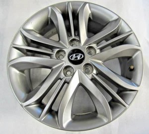 17 Inch HYUNDAI I30 Santa Fe Alloy Wheels Genuine Grey 17x6.5 Set of 4 PCD 51 - Picture 1 of 24