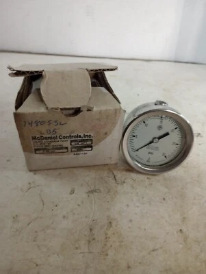 McDaniel Controls Pressure Gauge 316 SS Tube And Socket 0-30 PSI 1/4 Npt - Image 1 of 4