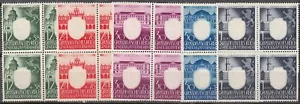 Stamp Germany Poland General Gov't Mi 105-9 Sc NB28-32 Block 1943 WWII Reich MNH - Picture 1 of 1