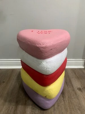 NEW Stacked Heart-Shaped Stool TikTok Viral Food Decor Valentines Day - Image 1 of 3