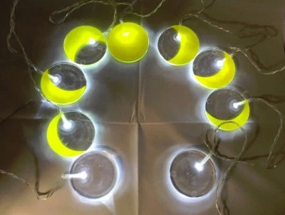 Cadena de luces LED para decoración del hogar para LUNA para fiestas y eventos (a pilas) Foto 1 de 2